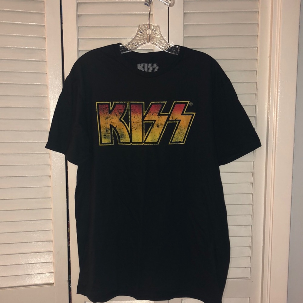 KISS LOGO T-SHIRT, size Large